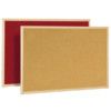 FB0710010 MEMO CORK BOARD 600x900mm RED thumbnail-0