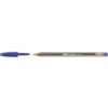 Cristal Series, Ballpoint Pen, Blue, Broad Tip Size, 0.6mm Line Width, Pack of 50 thumbnail-0