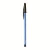 Cristal Soft Series, Ballpoint Pen, Black, Medium Tip Size, 0.45mm Line Width, Pack of 50 thumbnail-0