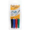 Velleda 1741 Series, Whiteboard Marker, Assorted Colours, Broad Tip Size, Bullet Nib, Pack of 4 thumbnail-1