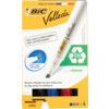 Velleda, Whiteboard Marker Pen, Assorted, Broad, Chisel, Non-Retractable, 4 Pack thumbnail-1