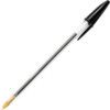 Cristal, Ballpoint Pen, Black, Non-Retractable, Fine, 1mm Line Width, Non-Refillable, 50 Pack thumbnail-0