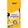 Cristal Series, Ballpoint Pen, Black, Fine Tip Size, 1mm Line Width, Pack of 50 thumbnail-1