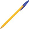 Orange, Ballpoint Pen, Blue, Non-Retractable, Fine, 0.3mm Line Width, Non-Refillable, 20 Pack thumbnail-0