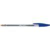 Cristal Series, Ballpoint Pen, Blue, Fine Tip Size, 0.4mm Line Width, Pack of 100 thumbnail-0