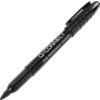 Permanent Marker, Black, Fine Tip Size, Bullet Nib, Pack of 10 thumbnail-0