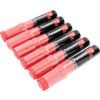 Permanent Marker Pen, Red, Broad, Chisel, Non-Retractable, 6 Pack thumbnail-1