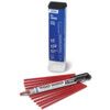 Industrial Marker Pen, Red, Medium, Bullet, Non-Retractable, 12 Pack thumbnail-0