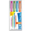 Flair, Fibre Tip Pen, Assorted, Non-Retractable, Medium, 0.8mm Line Width, Non-Refillable, 4 Pack thumbnail-0