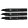 M15 Series, Permanent Marker, Black, Medium Tip Size, Bullet Nib, Pack of 12 thumbnail-0