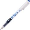 V-Pen, Fountain Pen, Blue, Non-Retractable, Medium, 0.5mm Line Width, Non-Refillable, 1 Pack thumbnail-0