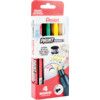 Paint Marker Pen, Assorted, Medium, Bullet, Non-Retractable, 4 Pack thumbnail-1