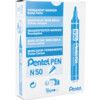 N50, Permanent Marker Pen, Blue, Medium, Bullet, Non-Retractable, 12 Pack thumbnail-2