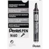 N60 Series, Permanent Marker, Black, Broad Tip Size, Chisel Nib, Pack of 12 thumbnail-2