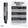 N50XL, Permanent Marker Pen, Black, Extra Broad, Chisel, Non-Retractable, 1 Pack thumbnail-1