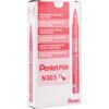 N50S, Permanent Marker Pen, Red, Fine, Bullet, Non-Retractable, 12 Pack thumbnail-2