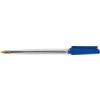 Ballpoint Pen, Blue, Fine Tip Size, 0.5mm Line Width, Pack of 25 thumbnail-0