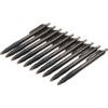 Ballpoint Pen, Black, Medium Tip Size, 1mm Line Width, Pack of 10 thumbnail-1