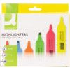 Highlighter, Assorted Colours, 1.0-5.2mm Line Width, Chisel Nib, Pack of 6 thumbnail-1