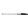 Ballpoint Pen, Black, Medium Tip Size, 1mm Line Width, Pack of 20 thumbnail-0