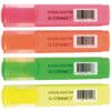 Highlighter , Assorted , 1.0 - 5.2mm , Chisel , 4 Pack thumbnail-0