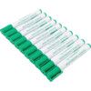 Whiteboard Marker, Green, Medium, Bullet, Non-Retractable, 10 Pack thumbnail-1