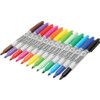 Permanent Marker Pen, Assorted, Fine, Bullet, Non-Retractable, 12 Pack thumbnail-0