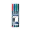 317 Lumocolor, OHP Marker Pen, Assorted, Medium, Bullet, Non-Retractable, 4 Pack thumbnail-0