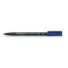 318 Lumocolor, OHP Marker Pen, Blue, Fine, Bullet, Non-Retractable, 10 Pack thumbnail-0