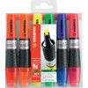 Luminator, Highlighter, Assorted Colours, 2.0-5.0mm Line Width, Chisel Nib, Pack of 6 thumbnail-0