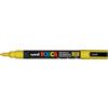 Posca 3M Series, Paint Marker, Yellow, Medium Tip Size, Bullet Nib, Pack of 1 thumbnail-0