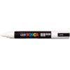 Posca 5M, Paint Marker Pen, White, Medium, Bullet, Non-Retractable, 1 Pack thumbnail-0