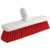 12" Stiff Polypropylene Sweep Broom Head Red thumbnail-0