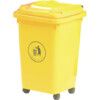 LWB50Y Yellow Wheelie Bin - 50 Litre thumbnail-0