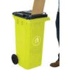 LWB24LSY Letter Slot Yellow Wheelie Bin - 240 Litre thumbnail-0