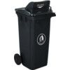 LWB24PFY Push Flap Grey Wheelie Bin - 240 Litre thumbnail-0