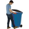 LWB24SPY Side Pedal Blue Wheelie Bin - 240 Litre thumbnail-0