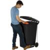 LWB24SPY Side Pedal Grey Wheelie Bin - 240 Litre thumbnail-0