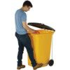 LWB24SPY Side Pedal Yellow Wheelie Bin - 240 Litre thumbnail-0