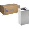 OPEN BIN METAL 60LTR STAINLESS STEEL 65x35x24CM thumbnail-0