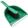 Dustpan & Brush Set, Soft Bristles, Green thumbnail-0