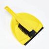 Dustpan & Brush Set, Soft Bristles, Yellow thumbnail-0