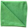 Microfibre Cleaning Cloth, Economy, Green thumbnail-0