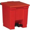 45Lt Rubbermaid Legacy Step-On Bin Red thumbnail-0