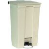 87lt Rubbermaid Legacy Step-On Bin Beige thumbnail-0