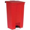 87lt Rubbermaid Legacy Step-On Bin Red thumbnail-0