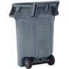 Rubbermaid Wheeled Brute Bin - Vented Channels , Grey 167Lt thumbnail-0