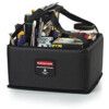 Rubbermaid Quick Cart Replacement Caddy, 133mm Height, 254mm Width, 254mm Length, Black thumbnail-0