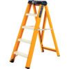 5 x Treads, Silver Glass Fibre Step Ladder, 1.25m thumbnail-0