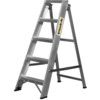 Aluminium Ladder, 5-Tread, 1.03m Open Height, Aluminium thumbnail-0